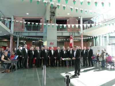 Pelenna Male Voice Choir, St David's Day celebrations, Waterfront Museum