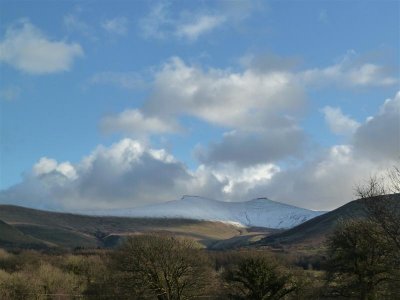 Brecon - Penyfan in the distance