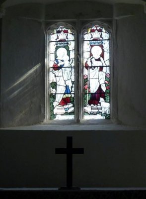 Altar window, St Mary's church, Pennard