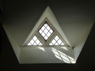 Upstairs window, St Mary's church, Pennard