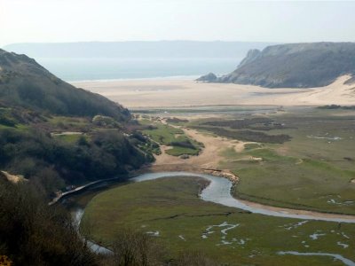 Three cliffs