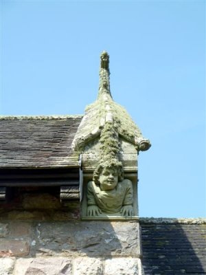 Gargoyle at the church of St Nicholas, Nicholaston