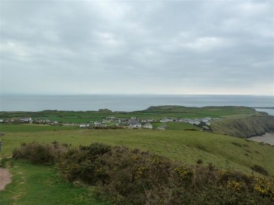 Rhossili with Lundy on the horizon