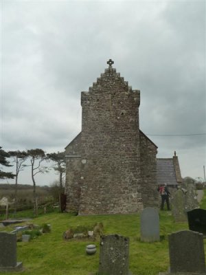 The church of St Madoc, Llanmadoc