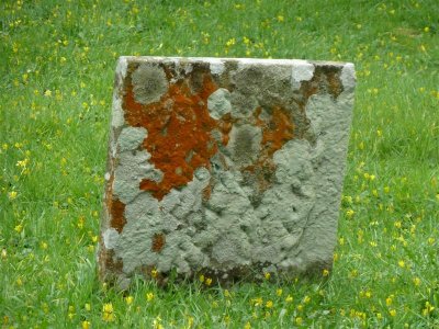 Gravestone at St Cadoc's church, Cheriton