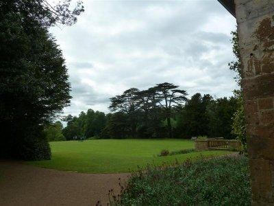 Glimpse round to the front lawn