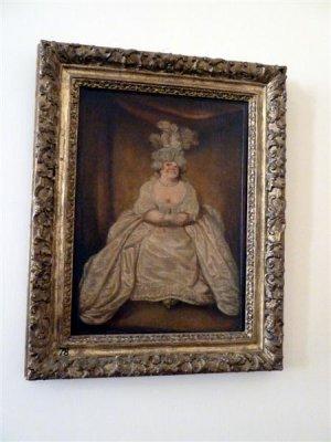 A painting in the sitting room