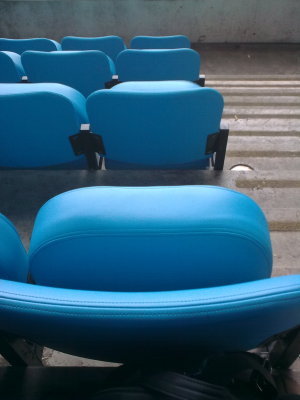 The seats are excellent quality at Etihad Stadium, Manchester
