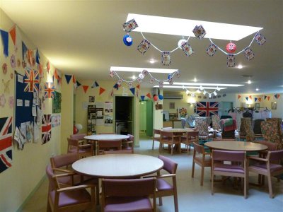 Age UK day centre in festive mood