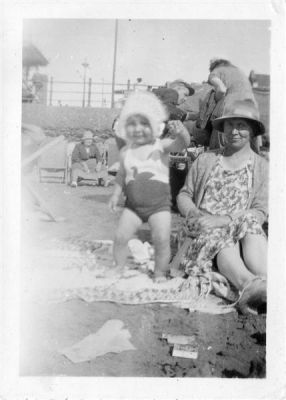 009 Eva and Grandma Ellison at beach