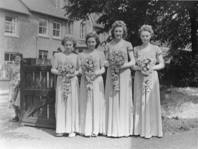 107 Eileen and Ron's Wedding-Cassie, Eva, Margaret and Brenda