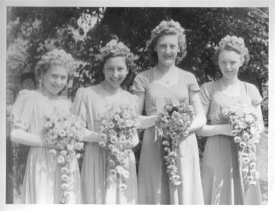 108 Eileen and Ron's Wedding-Cassie, Eva, Margaret and Brenda