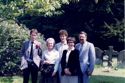 141 Eileen, Eva, Cyril, Steve and Kevin at John's 2nd wedding