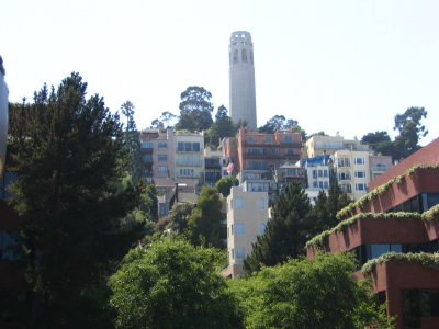 Coit Tower from afar