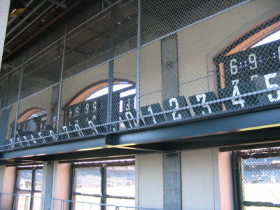 AT&T Park score board