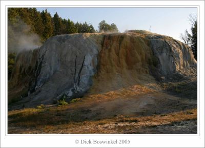Orange Spring Mound - Yellowstone Mammoth Hot Springs