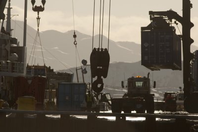 Busy day in Dutch Harbor