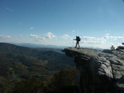 David the Fisher King Walker on McAfee Knob Drew McMullen photo credit.JPG