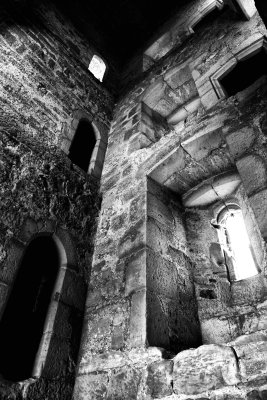Inside Bodiam Castle