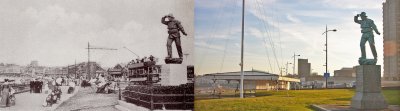 Lifeboat Memorial - Then & Now