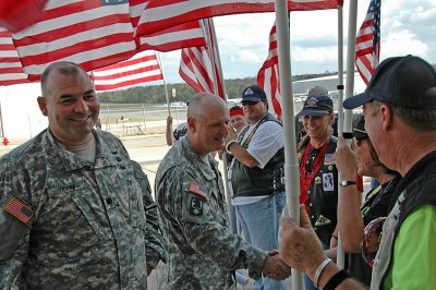 LTC Odom greets PGR