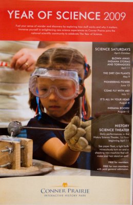 Conner Prairie Advertising flyer