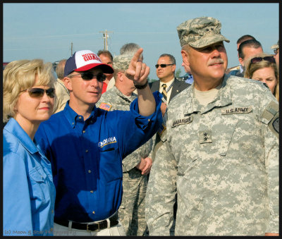 Indiana Governor surveys tornado damage
