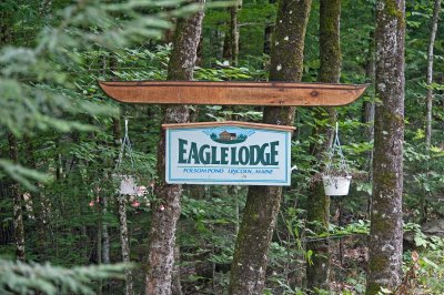 Entrance to Eagle Lodge