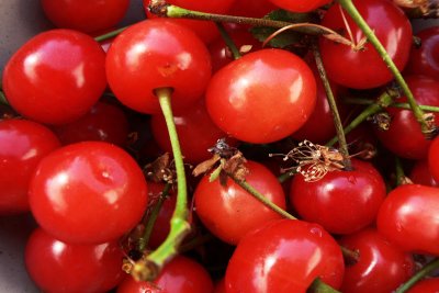 Red cherries