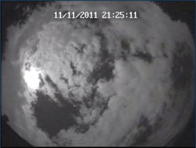 AllSky Camera - Moon Jupiter and Clouds
