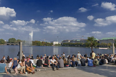 Sunday on the Alster