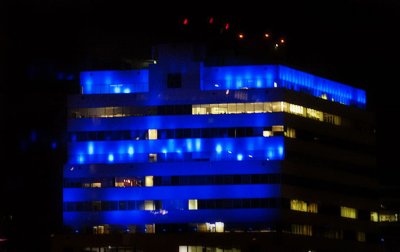 Even buildings get the blues