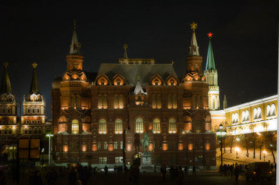 Night view - State Historical Museum