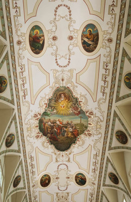 Central ceiling paintings - St. Louis Cathedral