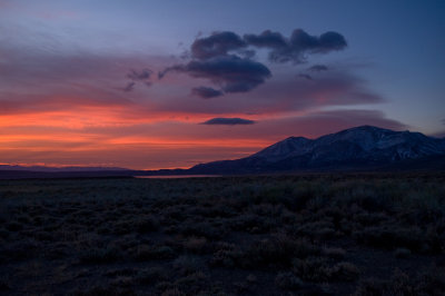 Sunrise over the Sierra's