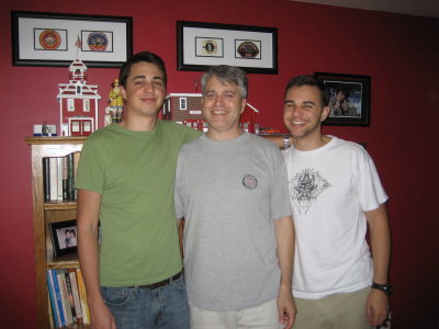 Ron Mecredy and sons
