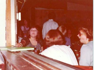 Gail Ernst at yearbook signing (Bill Cullinan)