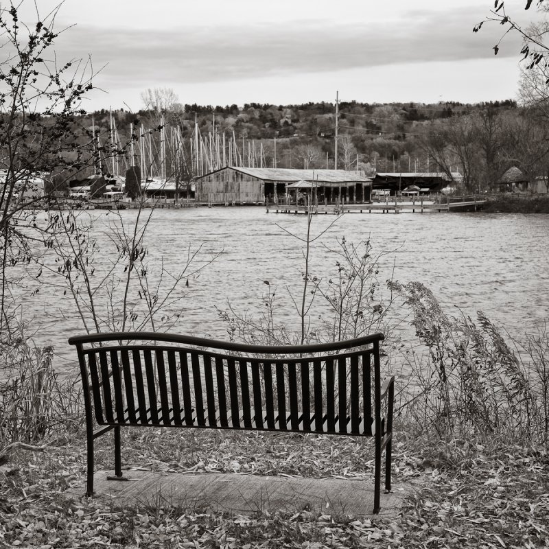 Boatyard View Bench