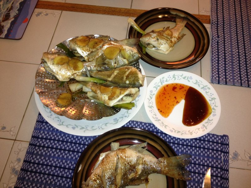 Steamed Perch - Chinese Style
