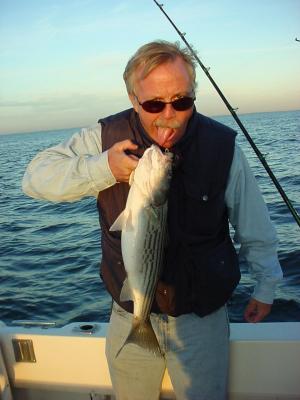 11/3/2005 - Becker Charter - Eve Trip off Podicory Pt. gets'm worked up!