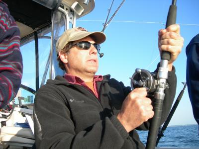 5/2/2006 - Keller Charter - Brian bringing in a nice fish