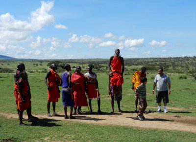 Masai People Jumping Dance