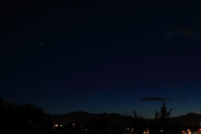 Mars - Saturn and Mercury