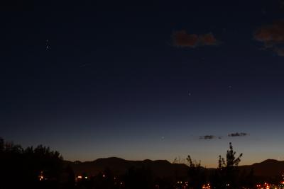 Mars - Saturn and Mercury