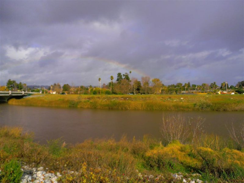 Rainbow at San Lorenzo River
