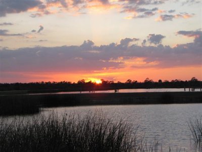 Sunset at Viera Wetlands