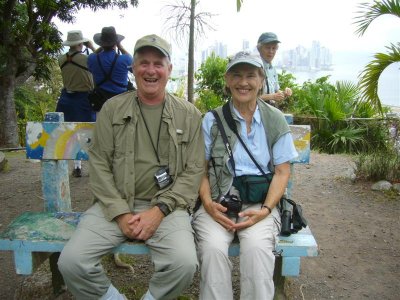 Bob and Jane on Ancon Hill