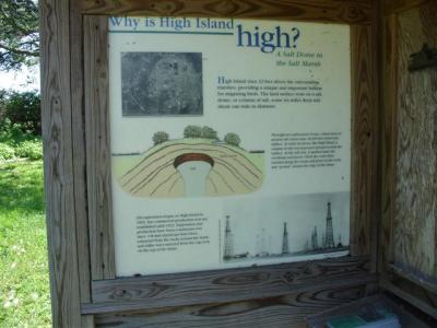 High Island Sign