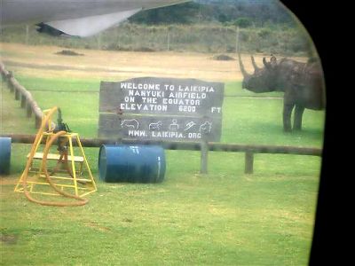 Lapataia Airport Sign