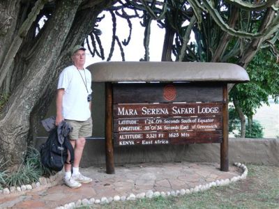 Bob at Mara Serena Sign